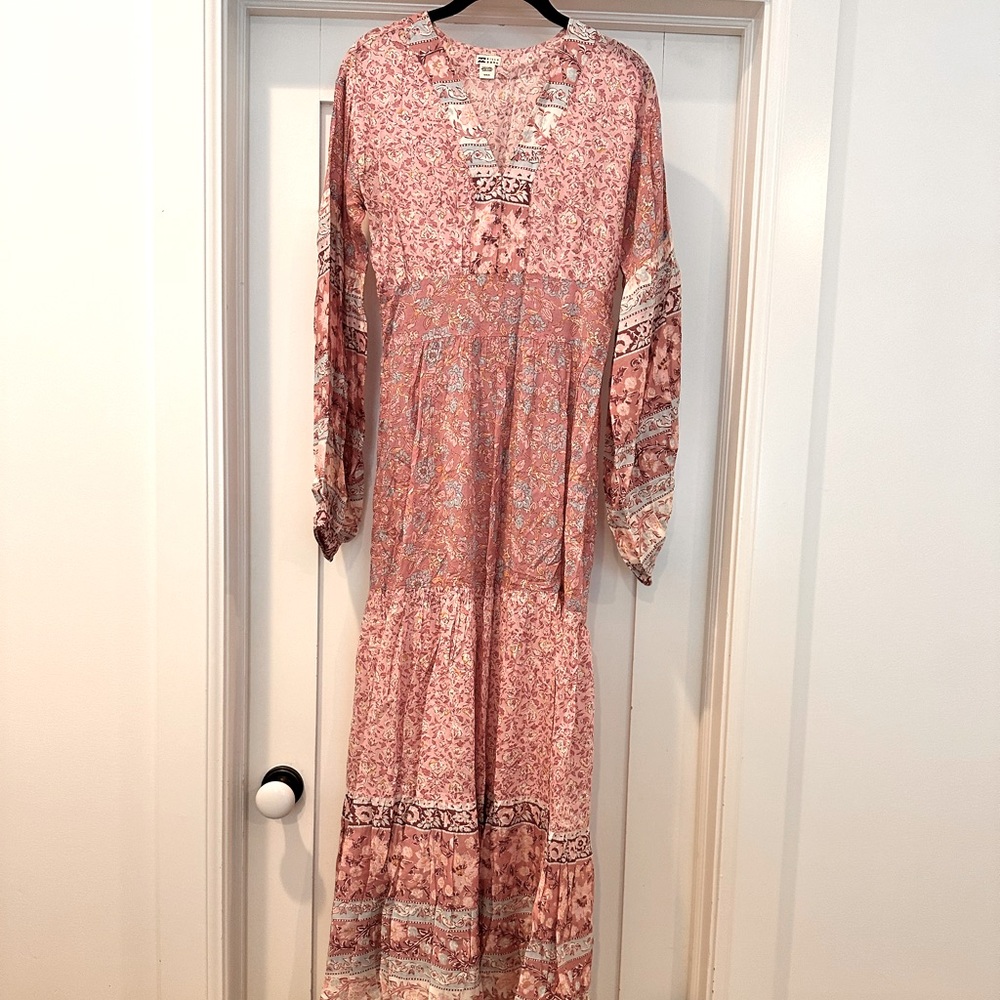 Billabong Pink Floral Maxi Dress